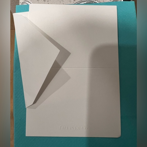 Tiffany box with bow, gift bag, card and envelope. - Picture 2 of 6